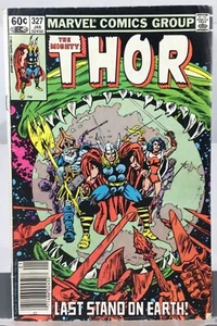 Marvel Comics Mighty Thor Band 1 Nr 327 Jan 1983 Comic Buch Last Stand On Earth - Bild 1 von 5