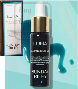 SUNDAY RILEY Luna Retinol Sleeping Night Oil MINI , 5ML new with box