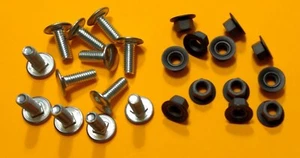 ✔ NOS Mopar Bumper Bolts / Correct Nut Kit Cuda Charger Duster R/T Coronet A B E - Picture 1 of 4