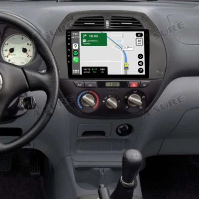 9'' Android 13 Carplay 2+32GB Autoradio Navigatore GPS BT Toyota RAV4 2000-2004 - Immagine 1 di 4