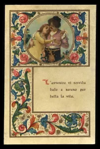 cartolina d'epoca GLI AMANTI - Imagen 1 de 1