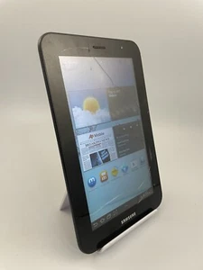Samsung Galaxy Tab 7.0 Plus GT-P6210 Black WiFi 16GB Android Tablet Cracked - Picture 1 of 24