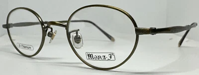 Vintage Mona-J M-021 B-Titanium Eyeglasses NOS Japan Frame RARE Specs Eyewear - Image 1 of 4