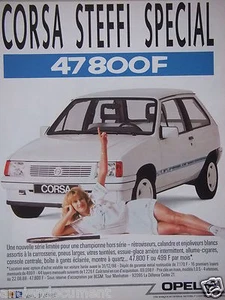WERBUNG 1988 OPEL CORSA STEFFI SPECIAL - ADVERTISING - Bild 1 von 1