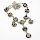 925 Silver Plated-eudialyte Ethnic Gemstone Handmade Necklace Jewelry 18" Au V23
