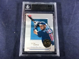 R3-34 BASEBALL CARD - LUIS LOPEZ TORONTO BLUE JAYS - 2004 FLEER - GRADE 8.5 - Bild 1 von 5