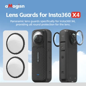Lens Guard Schutzkappe Abdeckung Aufrasten Schnellspannhalterung für Insta360 X4 - Bild 1 von 12