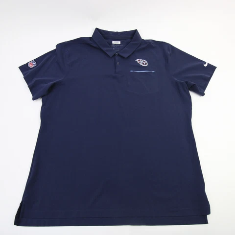 Tennessee Titans Nike NFL On Field Apparel Polo Men's Navy Used Cover