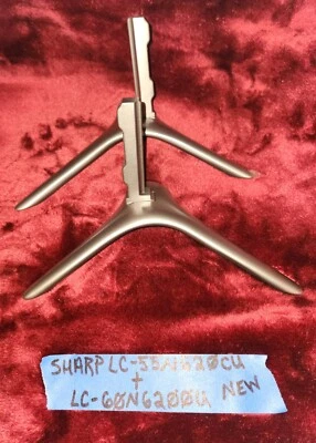 SHARP LC-55N620CU TV Base Mount Stand Legs/Feet w/ Screws *See Models* - Image 1 of 4