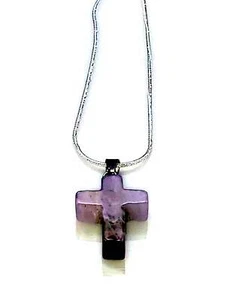 Collar de piedras preciosas de amatista - Imagen 1 de 12