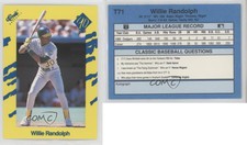 1990 Classic Update Yellow Travel Edition Willie Randolph #T71