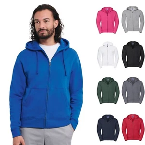 Russell Auténtico Para Hombres Cremallera Sudaderas con Capucha Liso Cremallera Sudadera Chaqueta - Imagen 1 de 19
