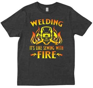 Welder Graduation Gift Funny Welding Gifts Dad Mom Blacksmith 71 T-shirt - Picture 1 of 9
