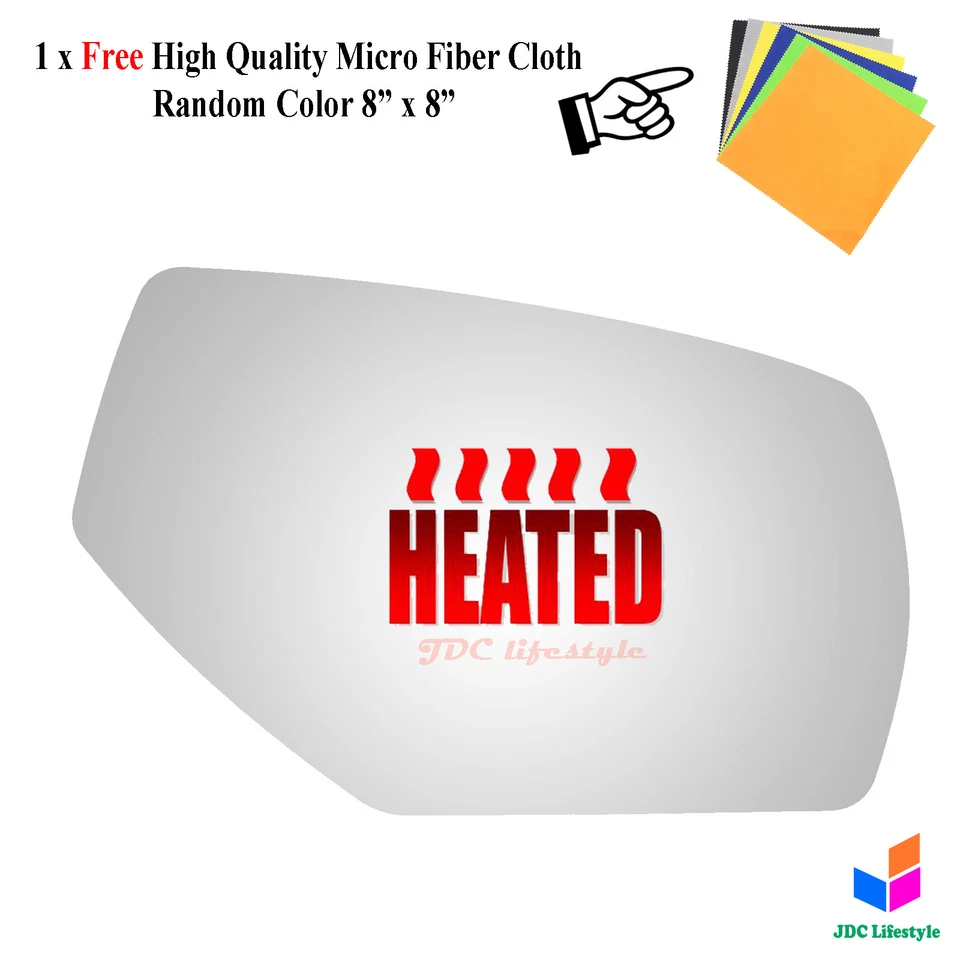 NEW HEATED for 14-16 CHEVY SILVERADO GMC SIERRA Passenger Side Mirror Glass#5571 - Изображение 1 из 4