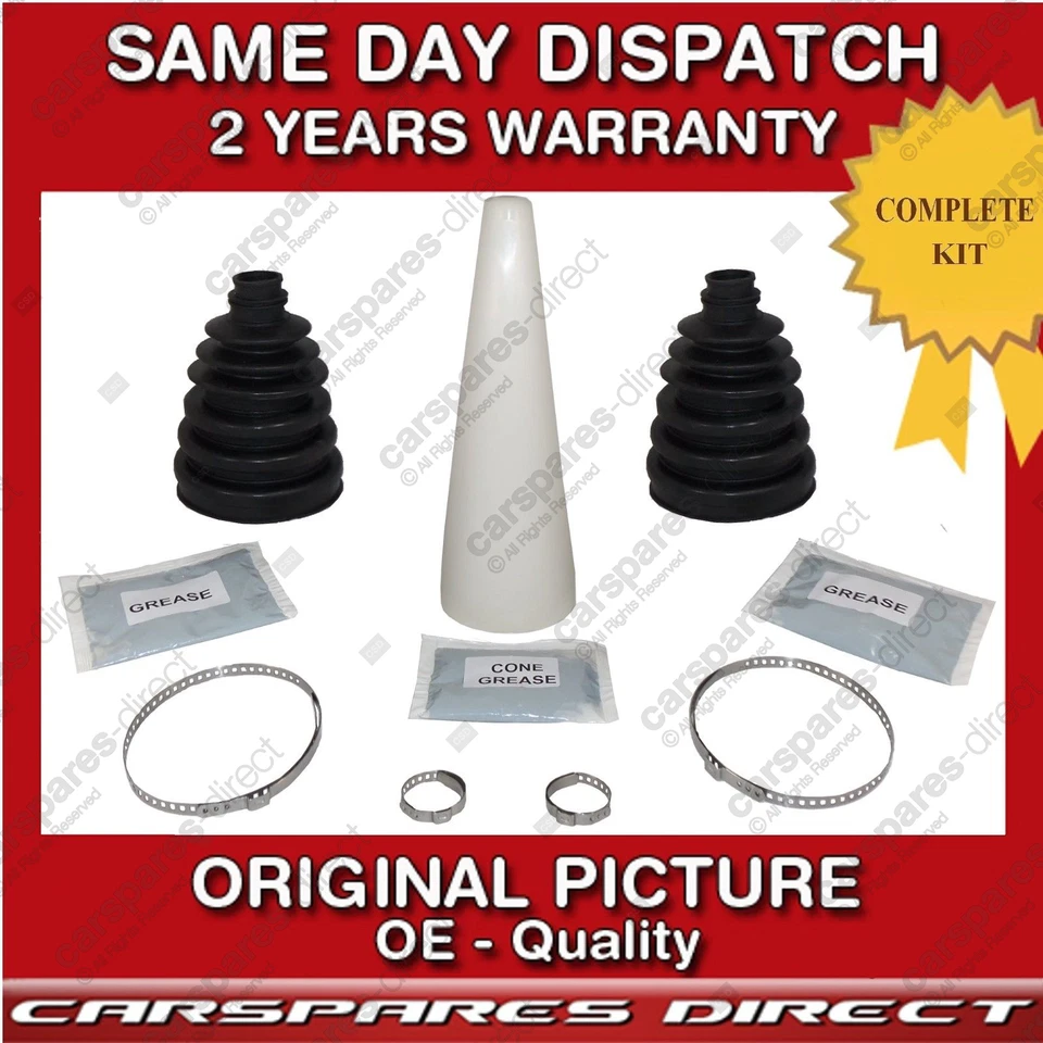 2x JEEP CV JOINT BOOT KIT CONE CV BOOTKIT CONE-CV-GAITER-DRIVESHAFT BRAND NEW - Image 1 of 1