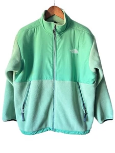 Vintage Youth THE NORTH FACE Jacket Jaden Lime Green With White Embroidery Sz XL - Picture 1 of 7