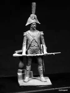 Troop54 Napoleonic French Drum Major 9th Line Infantry 1809 54mm Unpainted kit - Picture 1 of 12