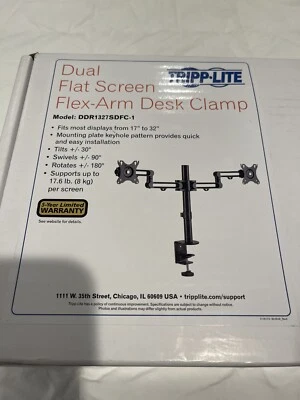 DUAL flat screen desk clamp BRAND NEW/NEVER USED - Image 1 of 3