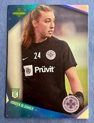 Jordyn Bloomer 2022 Parkside NWSL Volume 1 BLUE FOIL PARALLEL Rookie #134 - Image 1 of 2