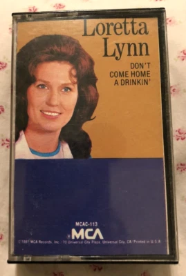 Loretta Lynn: Don't Come Home a Drinkin' - Audio Cassette Tape 1980 - Image 1 of 4