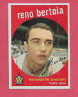 1959 Topps #84 Reno Bertoia - NRMT - Sénateurs