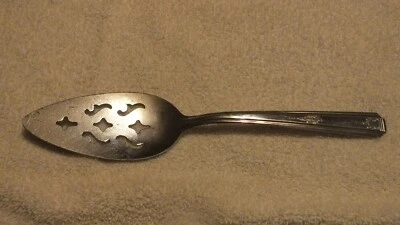 Pie Cake Server Stainless Steel Pierced Vintage Made in USA - Image 1 of 4