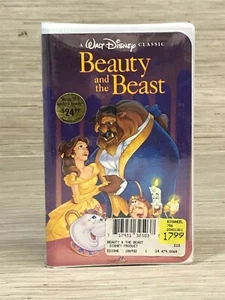 Walt Disney La Bella y la Bestia VHS Rare Black Diamond Versión 1992 Nuevo Sellado - Imagen 1 de 3