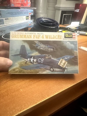 Revell Grumman F4F-4 “Wildcat”. 1/72. #H-639 New in shrink wrap - Image 1 of 3