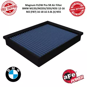 aFe 30-10226 Magnum FLOW Pro 5R Air Filter Fits BMW 12-16 M135i/M235i/335i/435i - Foto 1 di 12