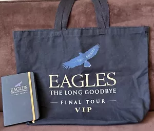 EAGLES THE LONG GOODBYE Final Tour Official VIP souvenir bag + notepad - NEW - Picture 1 of 1
