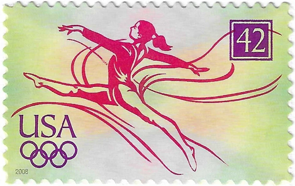 STAMP US SCOTT 4334 "Summer Olympic Games, Beijing, China, Gym" 42 CENT 2008 MNH - Image 1 of 1