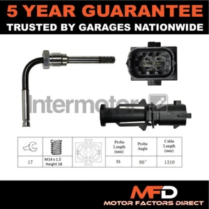 Sensor de temperatura de gases de escape #1 para Vauxhall Vectra 2002-2009 1,9 CDTi MFD - Imagen 1 de 2