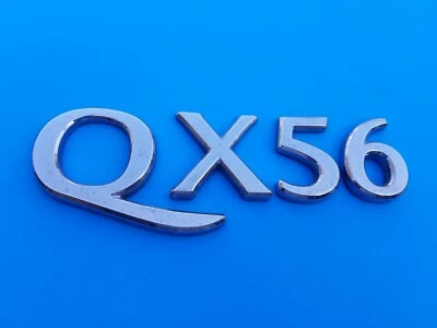 04 05 06 07 INFINITI QX56 QX 56 REAR LID CHROME EMBLEM LOGO BADGE OEM (2007) Foto 1 de 4