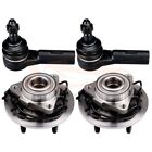 New Suspension Kit Front Wheel Hub & Bearings Outer Tie Rods For Dodge Ram 1500