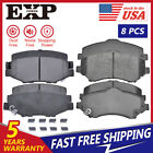 Front and Rear Ceramic Disc Brake Pads Set for Jeep Wrangler Liberty Dodge Nitro