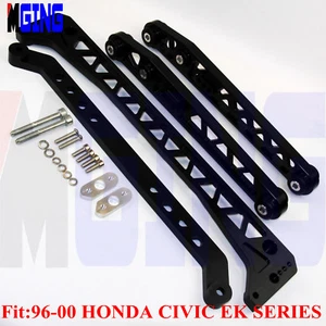 F7 BILLET REAR SUBFRAME BRACE CONTROL ARM TIE BAR LCA FOR 96-00 HONDA CIVIC EK - Picture 1 of 4