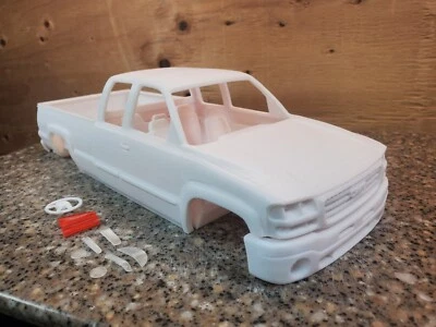 3D Printed RC CAR Fits WPL 03 GMC Extended Cab Truck C10 1/16 Body PLA Plastic - Image 1 of 4