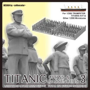 Tori Factory 1/200 TITANIC Crews and Passengers 3(151ea) Figure Model Kit #FS-06 - Picture 1 of 11