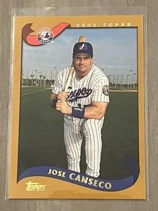 Jose Canseco 2002 Topps Player Card. Montreal Expos ** ERROR Card??** - Bild 1 von 2