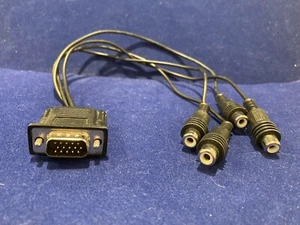8" inch VGA (M) to (F) RCA Video Adapter Cable - Picture 1 of 1