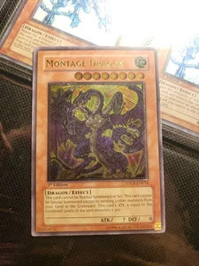Yu-Gi-Oh Montage Dragon TDGS-EN014 Ultimate Rare 1st Edition  - Picture 1 of 9