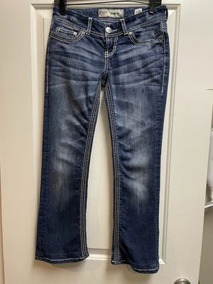 BKE Jeans Womens 26 Boot Cut Slim Low Rise Stretch Dark Wash Denim Sabrina - Image 1 of 4