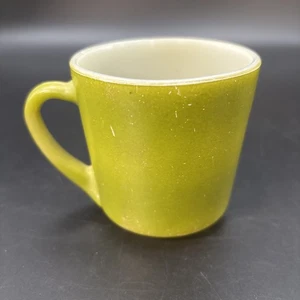 Vtg Anchor Hocking Green Mugs 1089 Placesetter Collection Oven Proof Made In USA - Picture 1 of 8