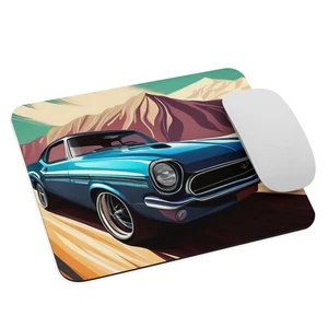 Car Driving in Desert Painting v1 Mousepad - Picture 1 of 1