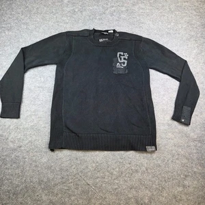 G-Star Raw 3301 Men's Black Round Neck Pullover Jumper Sweater Size XXL D-241 - Picture 1 of 21