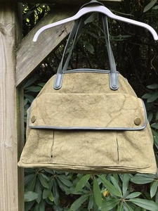 Nili Lotan Canvas Tasche Olivgrün Top Zustand - Bild 1 von 9