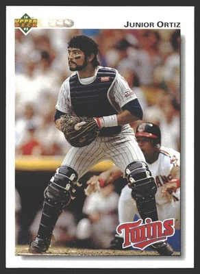Junior Ortiz #109 1992 Upper Deck Minnesota Twins - Image 1 of 2