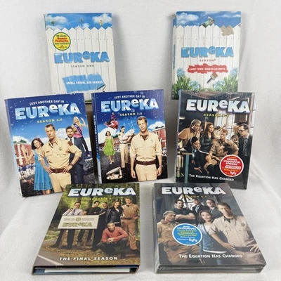 Eureka Complete Series, Season 1, 2, 3, 3.5, 4.0 4.5 New Sealed, 5, Syfy, - Image 1 of 4
