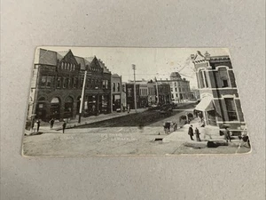 Old Photo 6th Street Le Mars Iowa 1910 - Picture 1 of 4