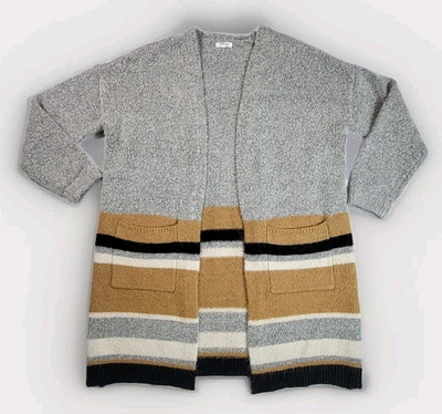 Cárdigan Maurices Frente Abierto Manga Larga Mujer Talla XS Rayas Foto 1 de 4